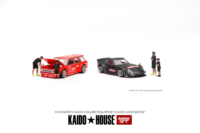 

Kaido House x MINI GT 1:64 Datsun KAIDO 510 Wagon FIRE V1 модель автомобиля