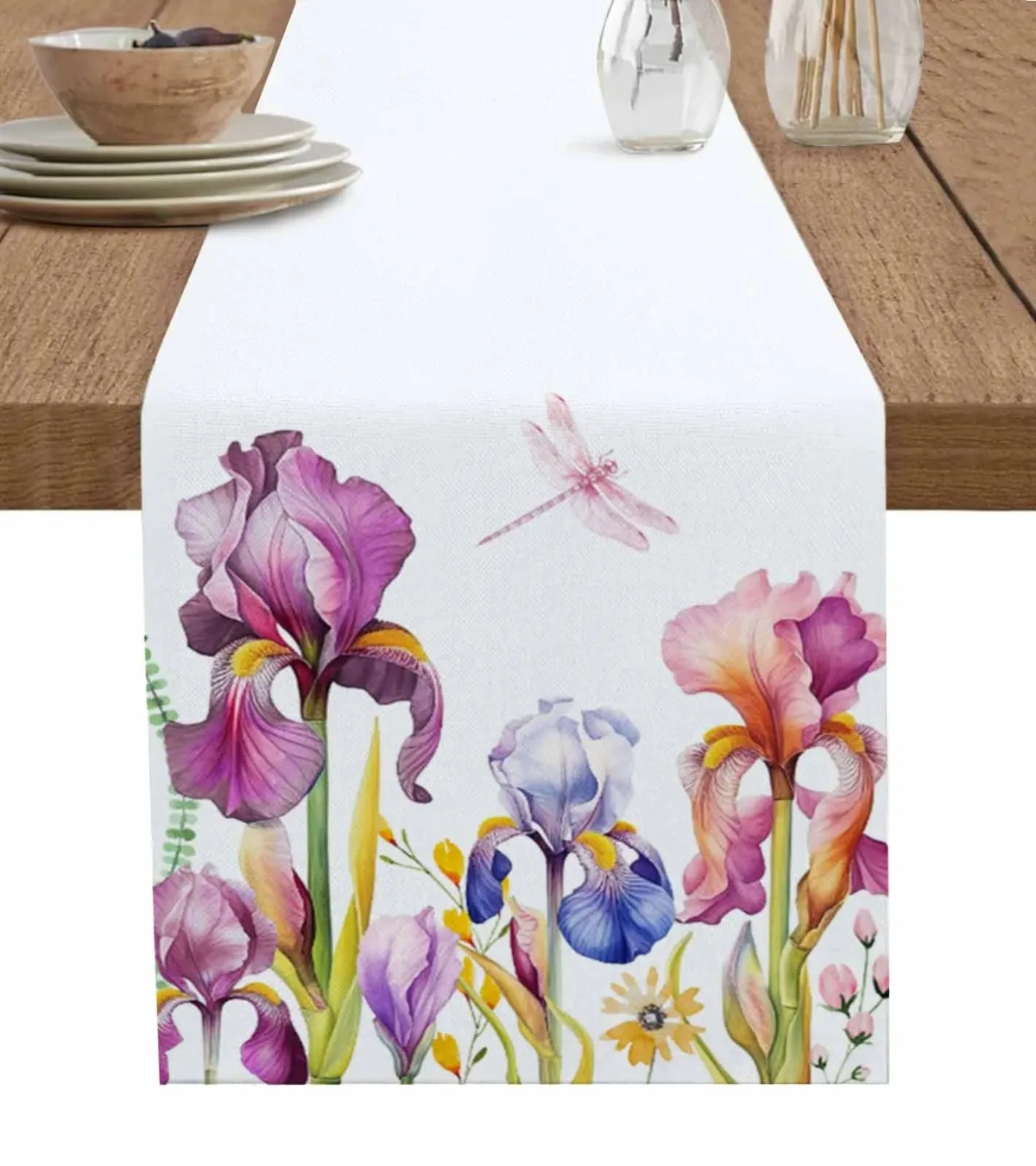 

Льняная скатерть-дорожка