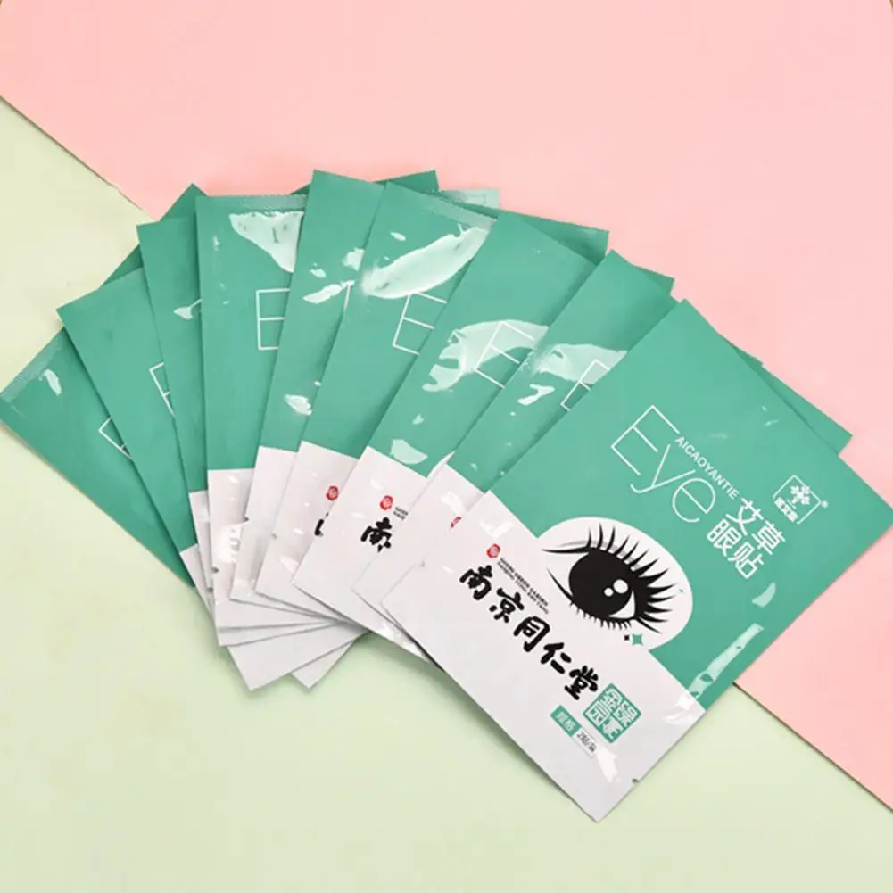 

10 шт. пластырей для глаз/коробка полыни для учащихся при близорукости, холодный компрессионный пластырь для глаз для облегчения омоложения ...