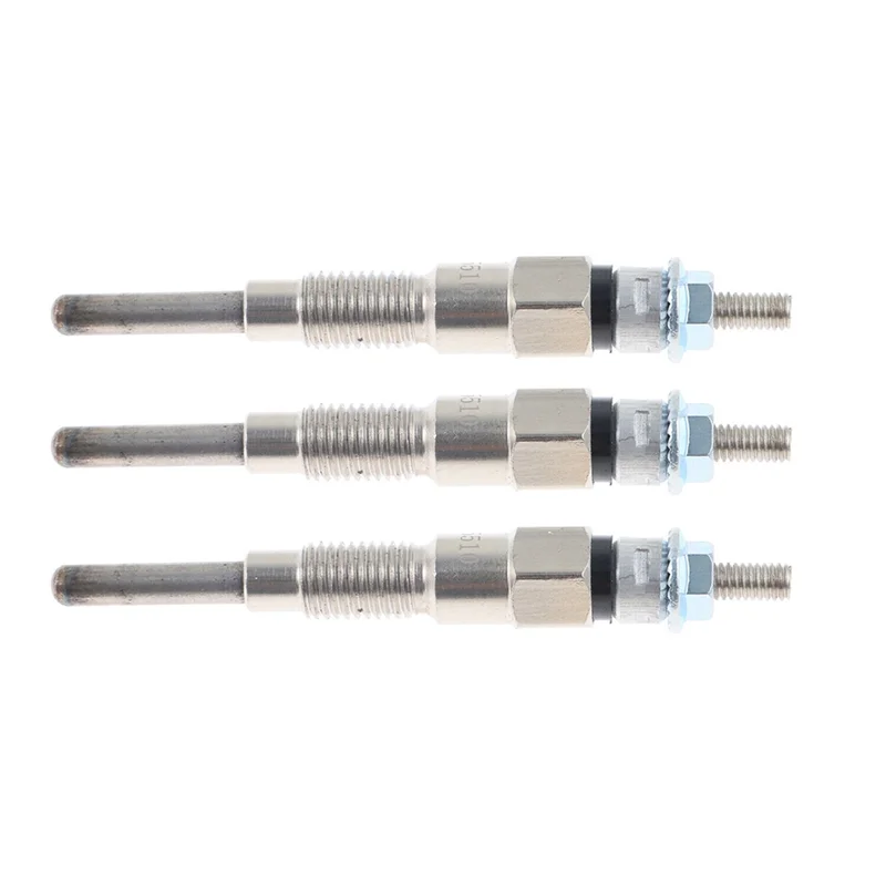 3 шт. свечи накаливания обогревателя двигателя 8 мм для трактора Kubota B21 B1700D B1700E