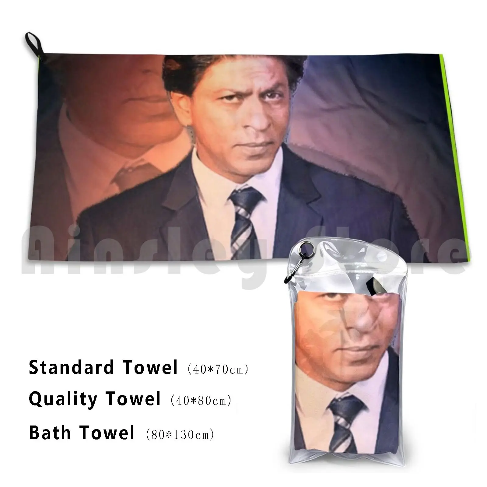 Shahrukh Khan Bath Towel Beach Cushion Shahrukhkhan Bollywood Srk Deepikapadukone Aliabhatt Katrinakaif