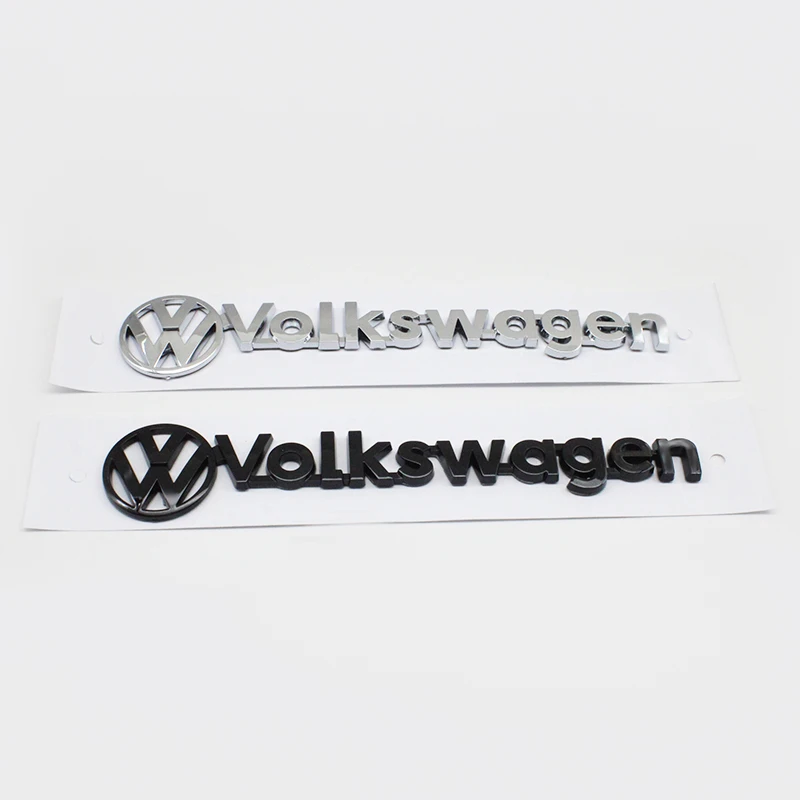 Фото Колпачки для ниппелей шин, эмблема-наклейка на задний багажник Volkswagen для VW Polo Golf Touareg Logo Touran T5 4 6 B6 Passat R Line Auto St №1