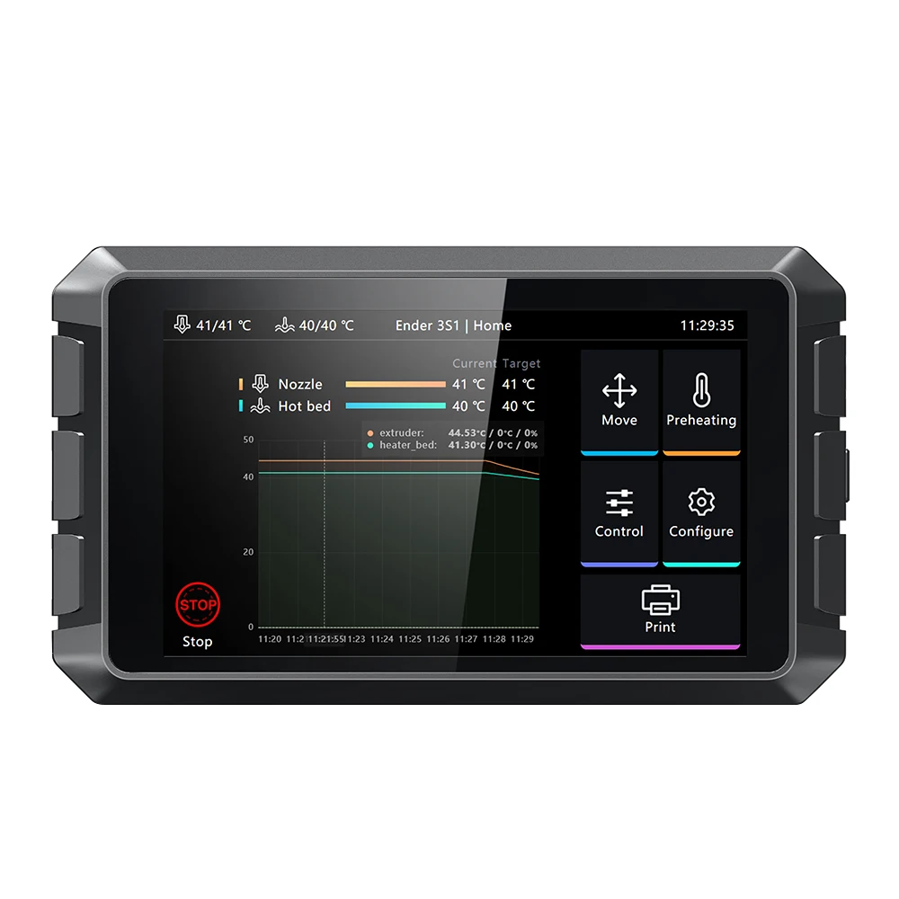 

Creality 3D Sonic Pad 7 дюймов ОЗУ 2 Гб ПЗУ 8 Гб 64 бит 1024*600 мульти сенсорный экран для принтера Ender-3 V2/Ender-3 S1/Ender-3 S1 Pro