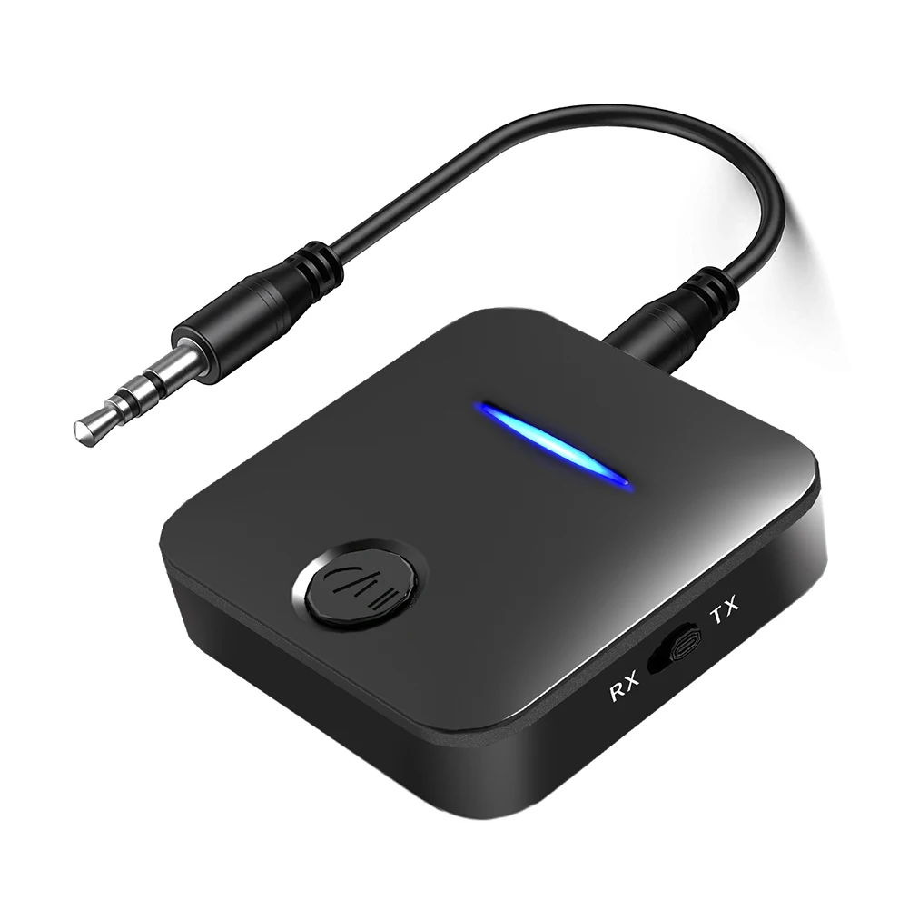 

Bluetooth-compatible 5.0 Transmitter Receiver 3.5mm AUX Jack USB Dongle Music Wireless Audio Adapter For Car kit Speaker PC TV