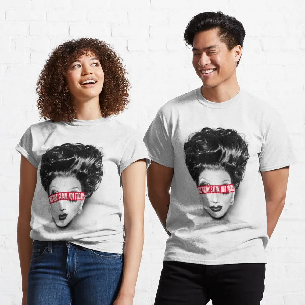 

Забавные футболки с надписью Not today сатана, Высококачественная Мужская футболка с коротким рукавом, брендовая графическая футболка YINBU