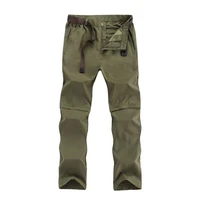 mens camping hiking pants trekking high stretch summer thin waterproof quick dry uv proof outdoor travel trousers