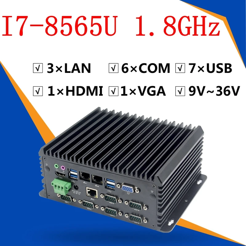 Игровой мини-ПК Intel Core i7 8565U/7600U i5 8265U/7200U DDR4 Windows 10 HTPC Настольный компьютер linux intel VGA