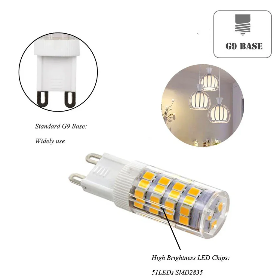 Галогенные лампы: Лампа галогенная G9 JCD Feron 220В 35Вт