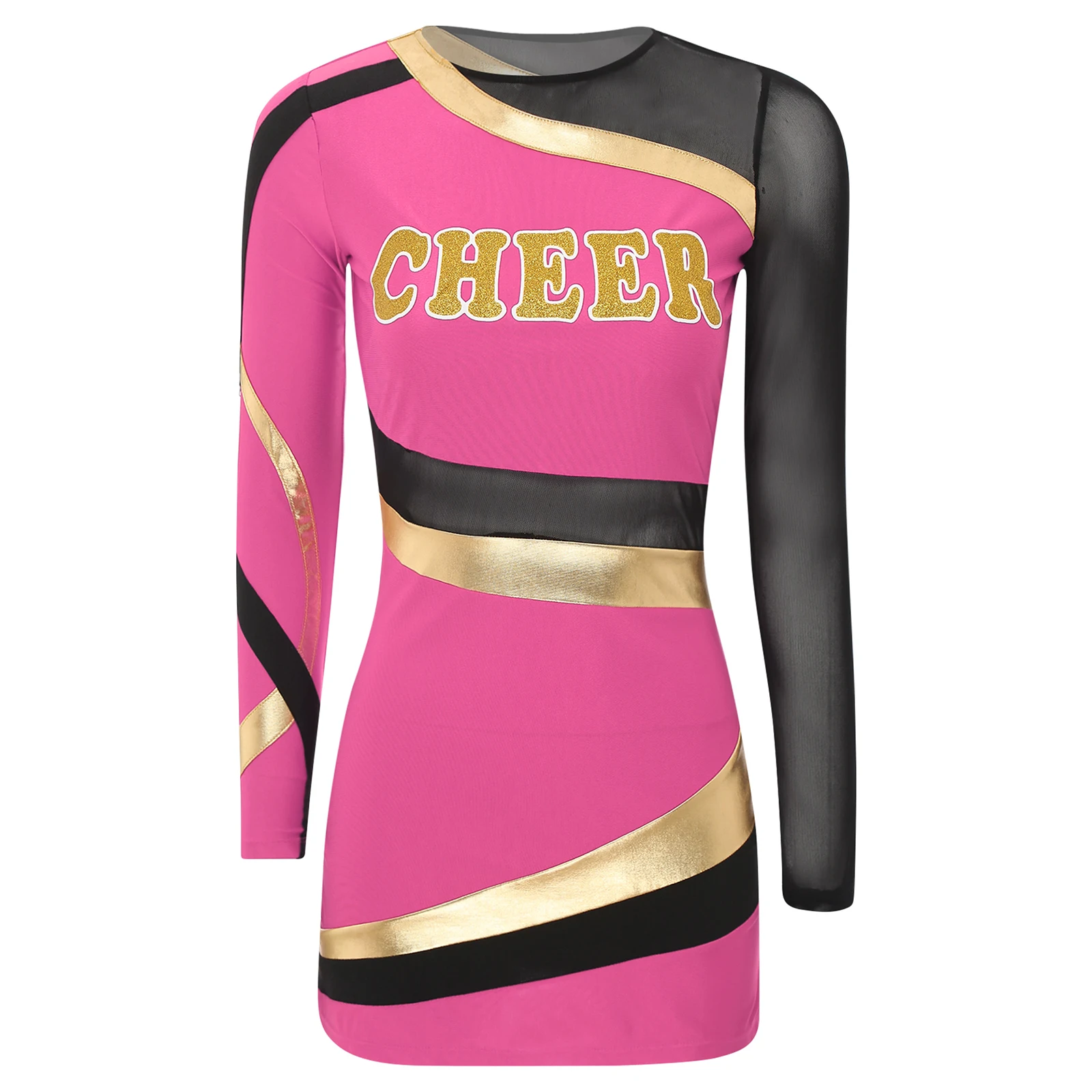 Женская униформа для чирлидинга костюм школьной девушки косплея карнавалы