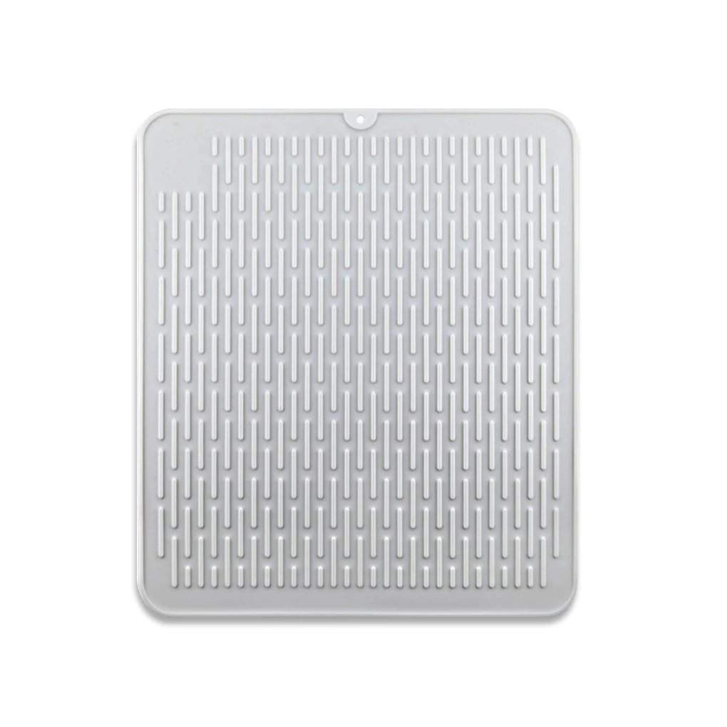 

Коврик для сушки посуды, термостойкие гибкие складные тарелки, сушилка посуды, посуда, нескользящая многоразовая настольная подставка