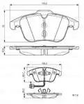

986495129 тормозная колодка для