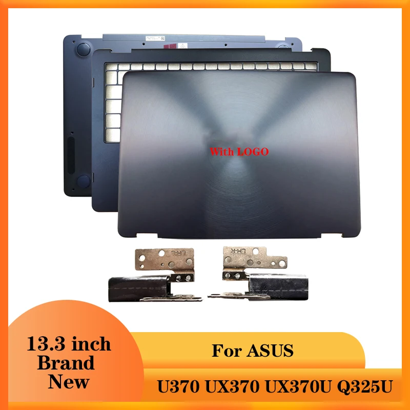 

NEW for ASUS U370 UX370 UX370U Q325U Laptop LCD Back Cover/Hinges/Palmrest/Bottom Case Blue Computer Case