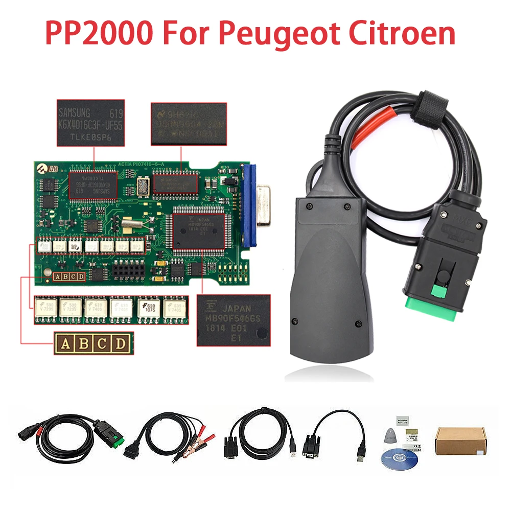 Диагностический сканер Lexia3 PP2000 Golden Full Chip Diagbox V9.125 921815C для Peugeot Citroen |