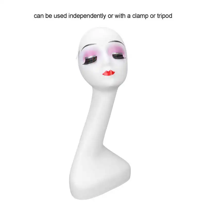 Головка манекена элегантная прочная 50 см/19 7 дюйма головка для очков простая в