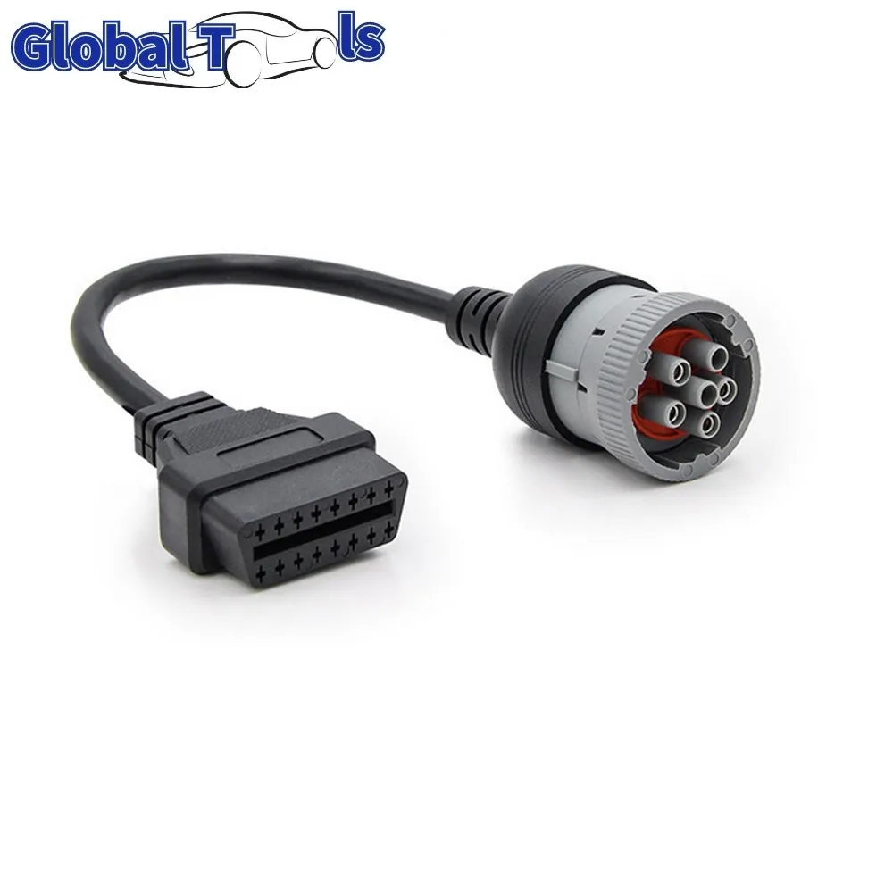 

Car Diagnostic Adapter Cable OBD1 to OBD2 Truck Cable Adapter Converter Cable For J1708 6Pin to OBD2 16Pin Female