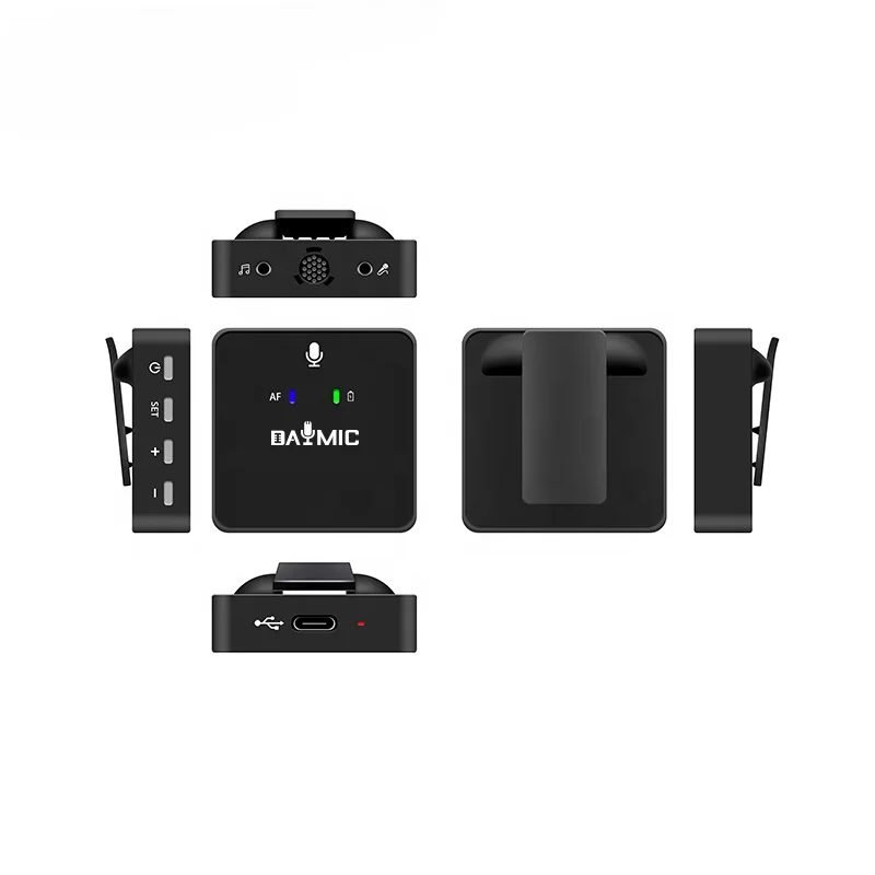 Беспроводной мини-микрофон для камеры DAYMIC Youtube UHF 2CH