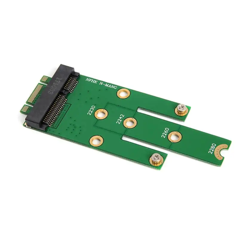 

NGFF M.2 SATA-Bus SSD B Key To MSATA Male Riser M.2 Adapter For 2230-2280 M2 SSD MSATA To M.2 NGFF Adapters Convert Card 6.0Gb/s