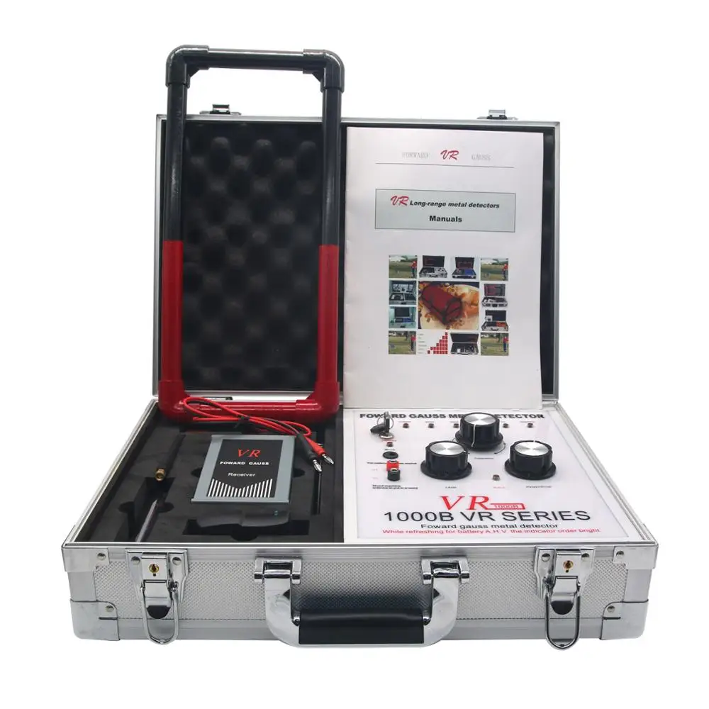

VR1000B Forward Gauss Metal Detector Long Range Gold Silver Diamond Detection