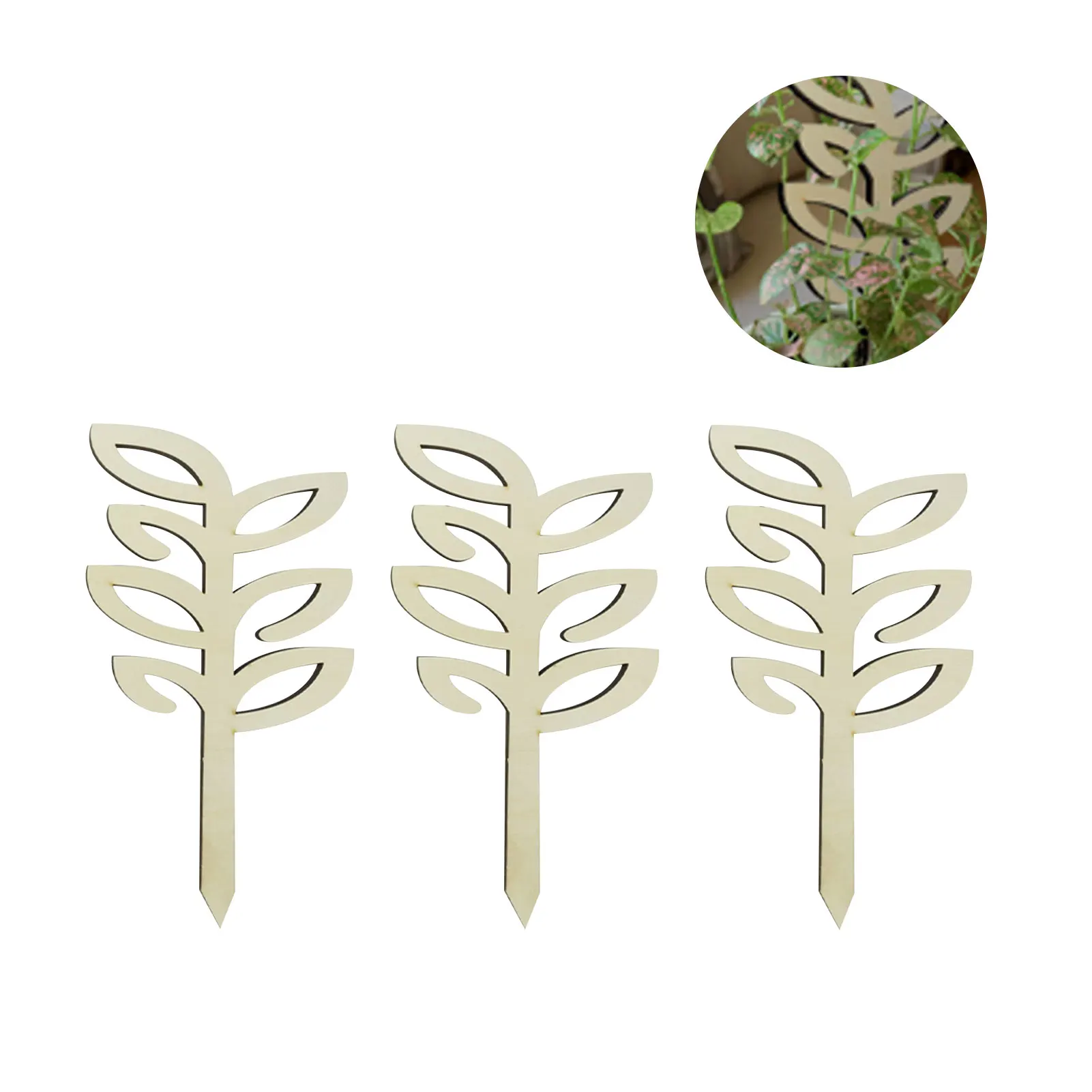 

3Pcs Climbing Vine Rack Plant Potted Support Frame Plastic Coated Steel Flower Vegetables Decorative Trellis Bracket