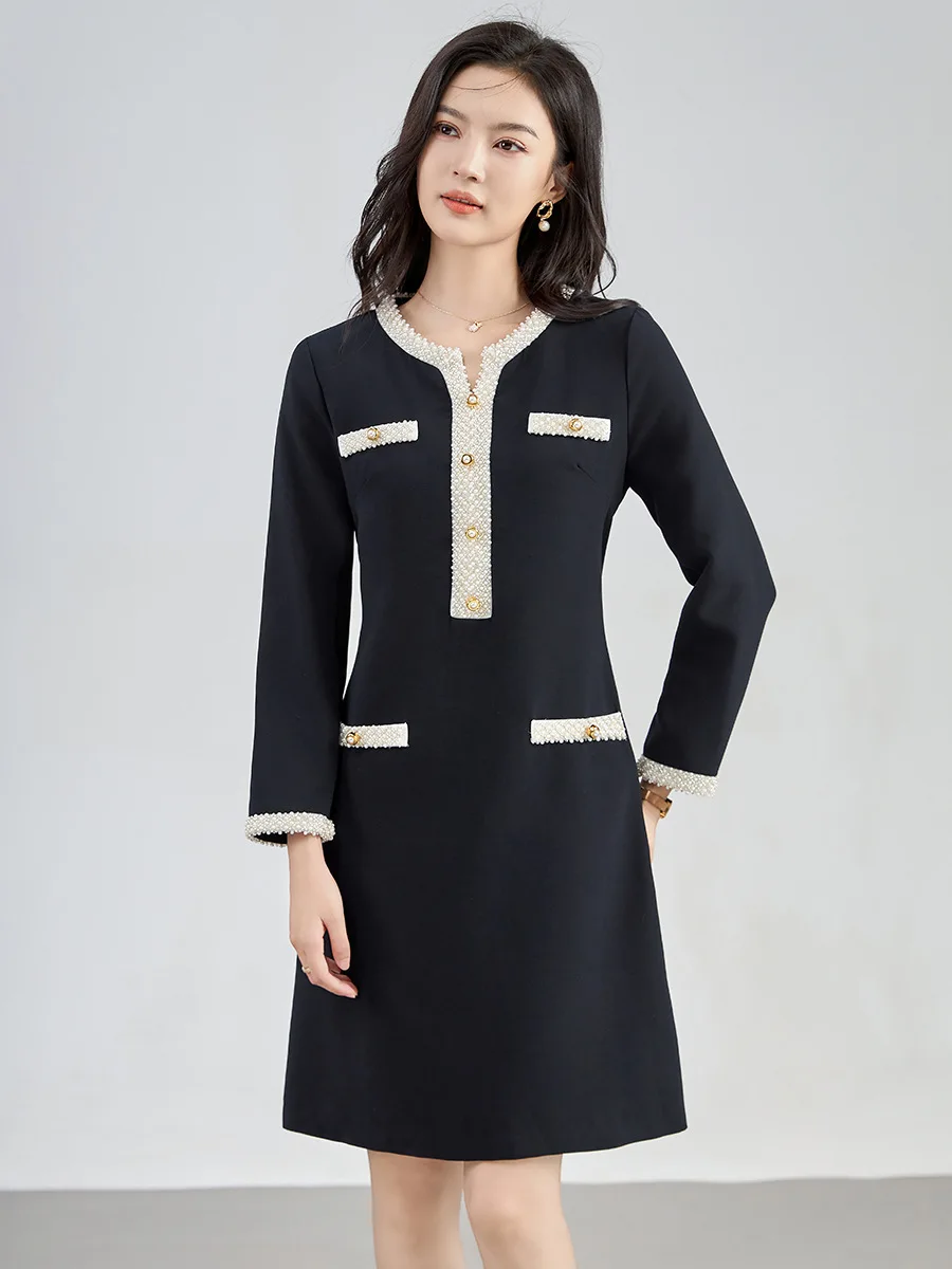 24. Ранняя осень темперамент изящное с длинными рукавами уменьшающее возраст