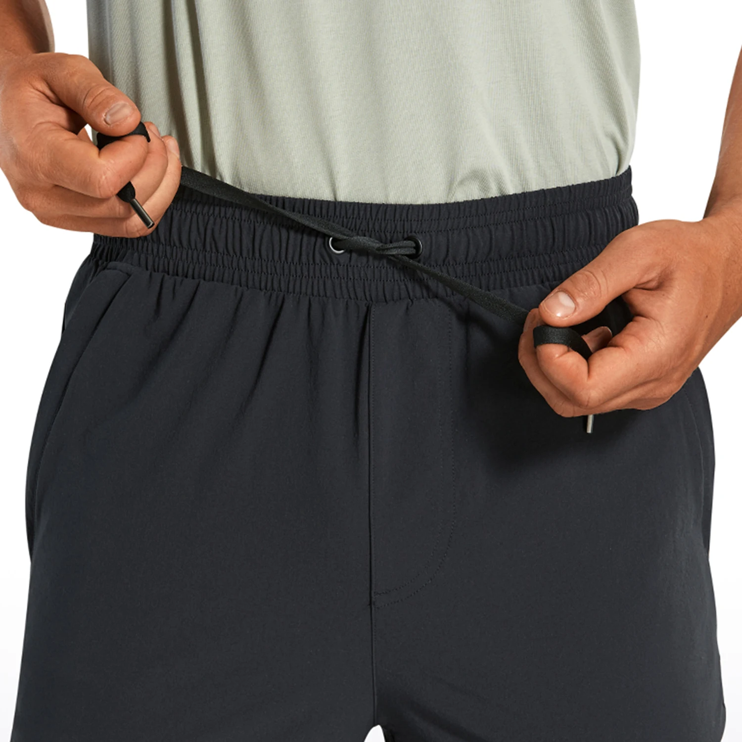 CRZ YOGA Men's Hiking Cargo Pants - 30'' Lightweight Waterproof Joggers Work Travel Golf Casual Outdoor Pants with Pockets