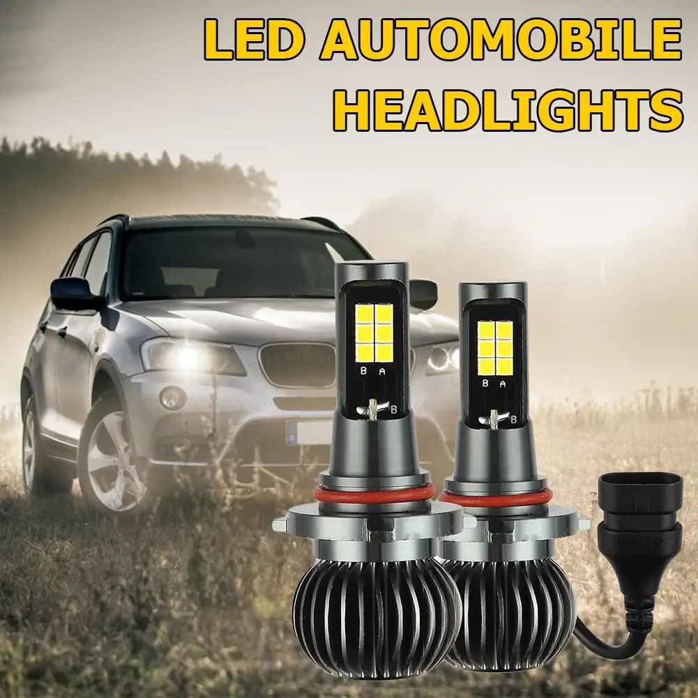 

2pcs LED Lamp Bulbs 880 881 9005 9006 H8 H11 5202 Low Power Consumption Dustproof Waterproof Truck Headlamp Bulbs 74X30X30mm