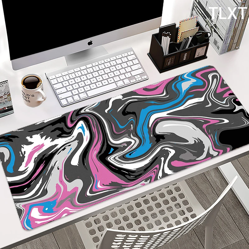 

Computer Mouse Pad Strata Liquid Gaming Mousepad Abstract Large 90x40CM MouseMat Gamer XL Mause Carpet PC Desk Mat Keyboard Pad