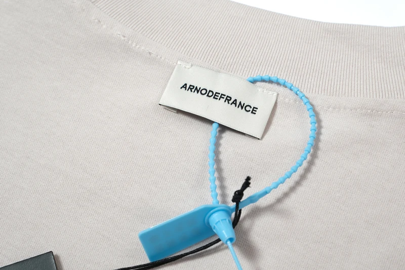 24SS американская ARNODEFRANCE ретро классический логотип с коротким рукавом летняя