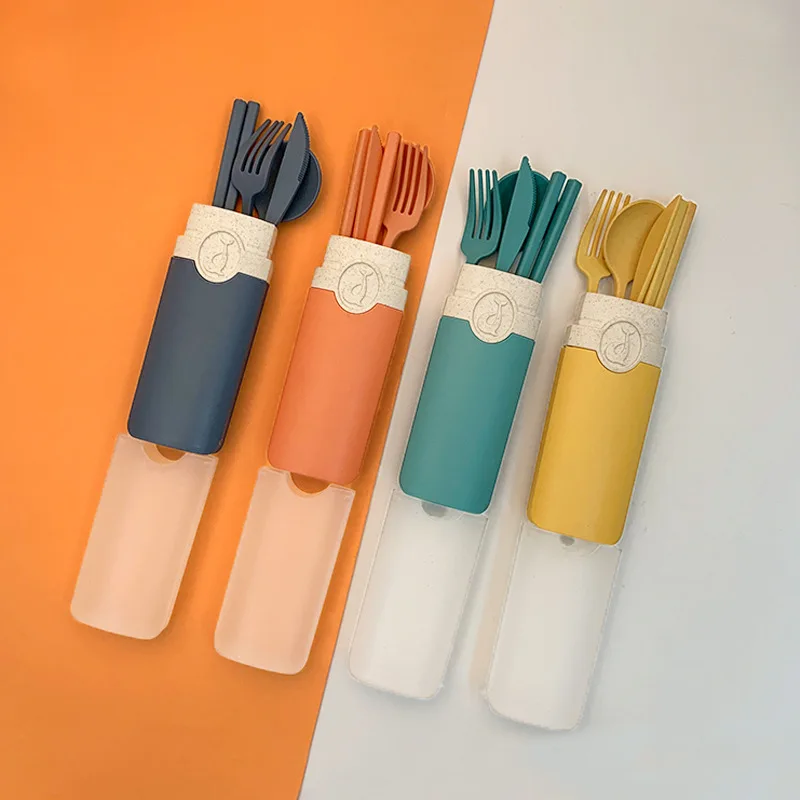 Набор посуды из пшеничной соломы 4 шт. | Дом и сад