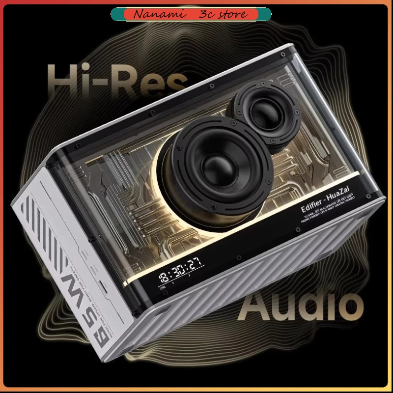 Фото Акустическая система Edifier Flower NEW-X Pro GaN с поддержкой AirPlay 2, дисплеем времени, RGB-подсветкой, технологией Cool Energy Sound – идеальный подарок для геймеров №1