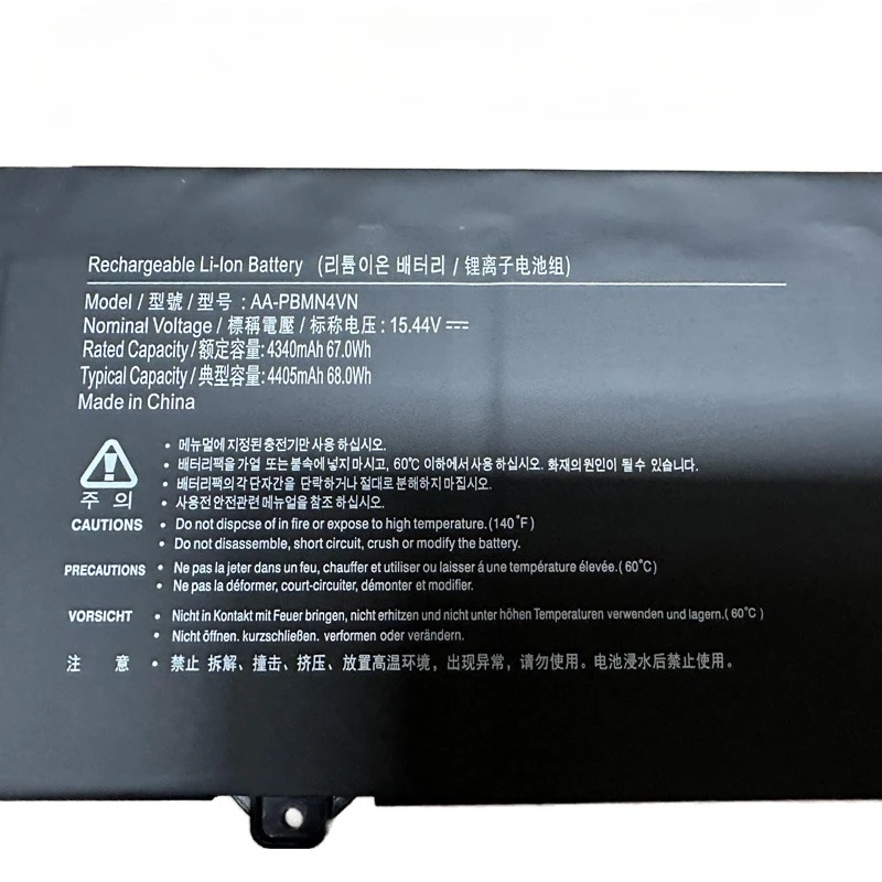 Фото AA-PBMN4VN 15.44В 68Втч Аккумулятор для ноутбука Samsung Galaxy Book Pro 360 NP950QCG NP950QDB NP935XDB BA43-00398 1588-3366 NP900XED №3