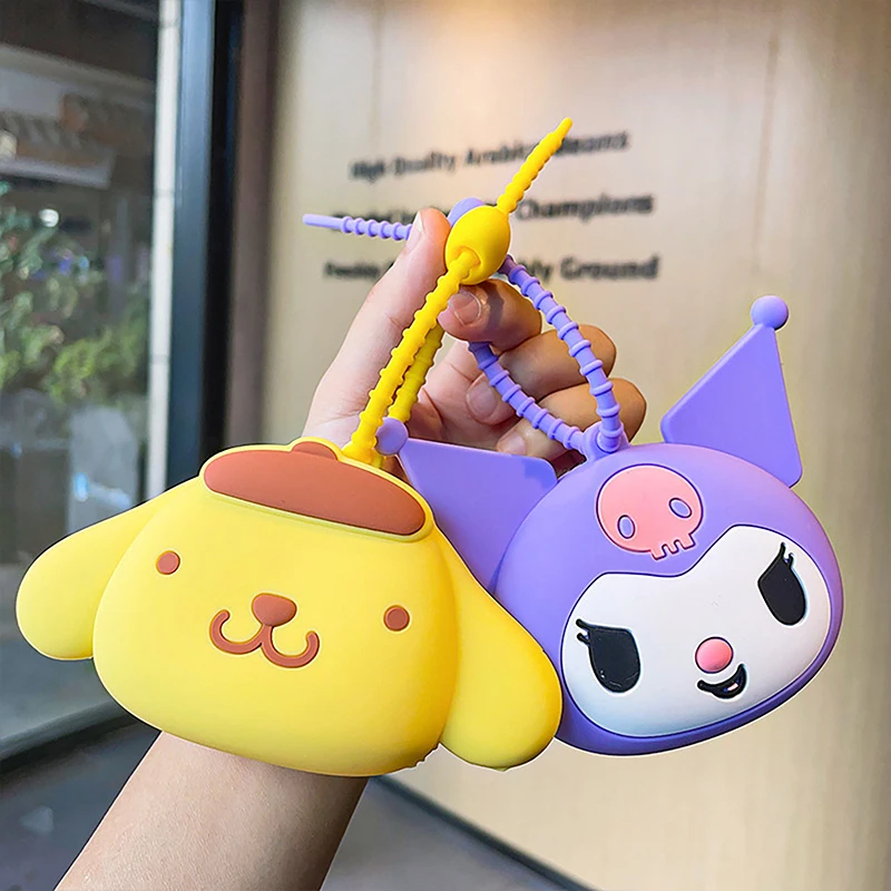 Sanrio ПВХ кошельки для монет сумка хранения подвеска брелок мультфильм милая