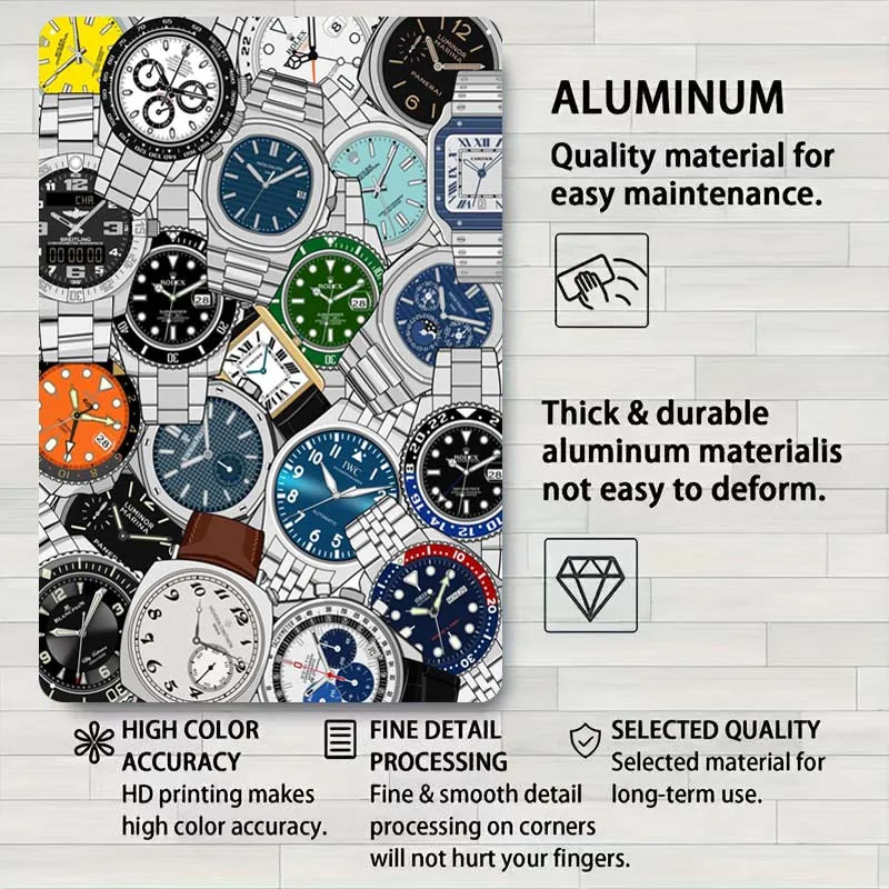 Случайные роскошные часы постер украшение на стену искусство фрески