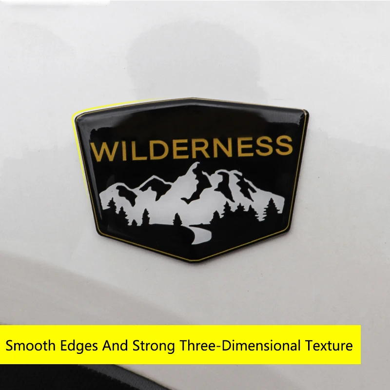 TAJIAN 3D значок снежной горы декоративная наклейка на кузов автомобиля авто логотип