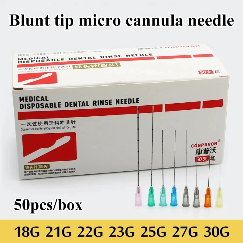 

Sdotter Blunt tip micro cannula medical injection needle 18G 21G 22G 23G 25G 27G 30G Plain Ends Notched Endo needle tip Syringe