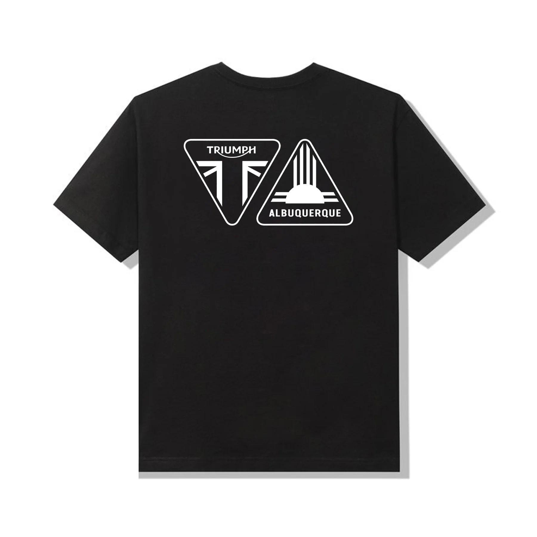 

Vintage Double-sided Printing Tees Men Triumph Albuquerque T Shirt Oversized T-shirt Male Casual T-shirts Short Sleeve S-3XL