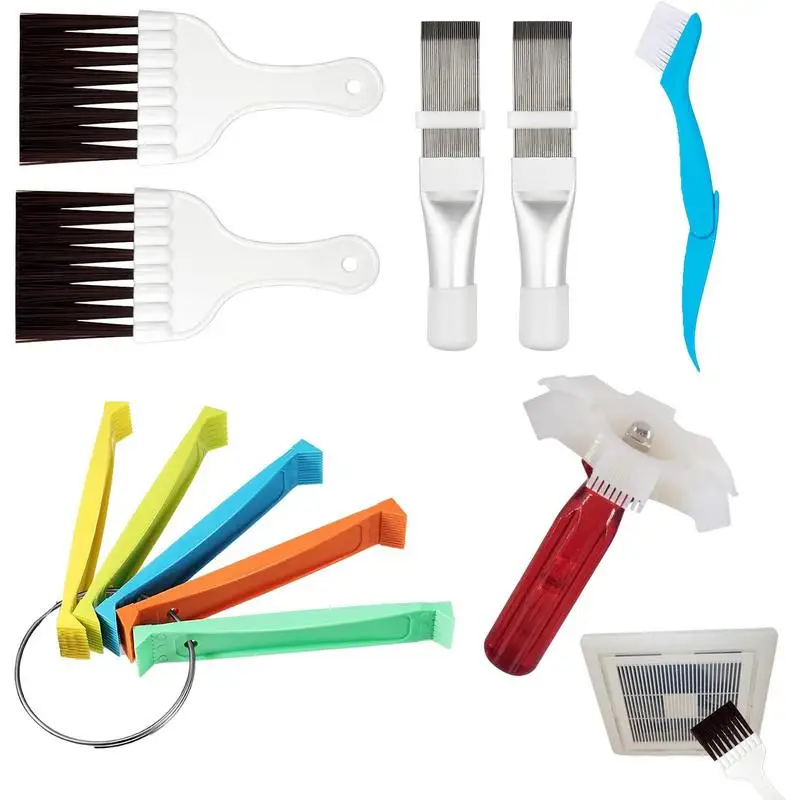 

Coil Comb Cleaner Convenient Refrigerator Coil Cleaning Brush Air Conditioner Condenser Fin Straightener Comb Fin Cleaning Brush