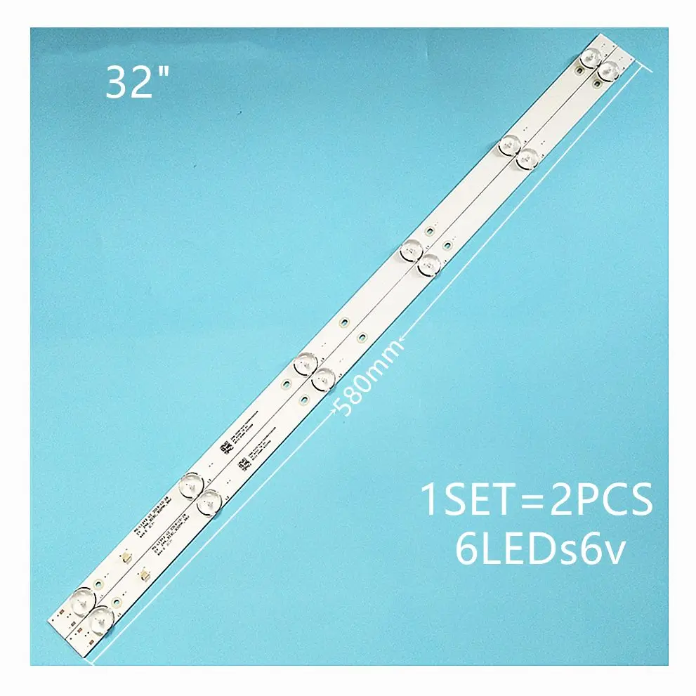 

Новая Светодиодная лента 2 шт./лот 6 дюймов для ламп E348124 lights 2202 L1074 V2 2-6-3030-300MA-36