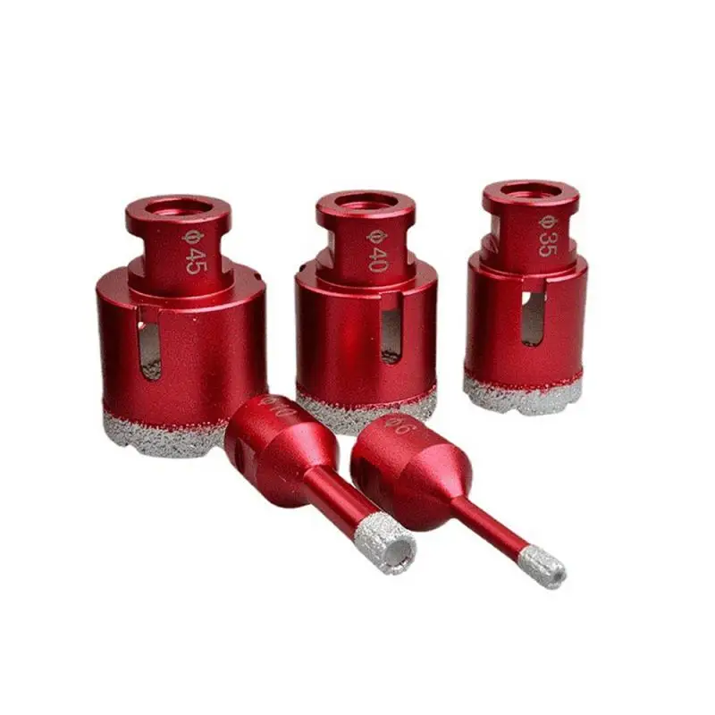 

Powerful Function Standard Screw Hole Tile Drill Metal Alloy Diamond Bit M14 6mm Braze Bit Ceramic Tile Boring Crown Glass