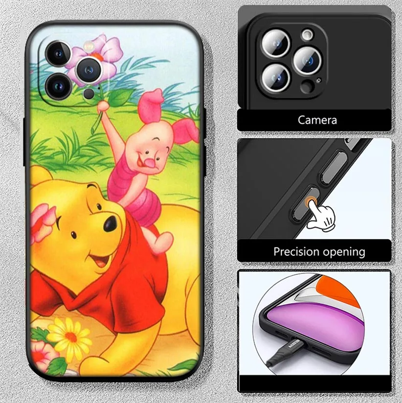 Новый высококачественный чехол для телефона Kubuś Puchatek Xiaomi Mi POCO C50 C51 C55 C65 X6 F6 F5 M6 9T A1