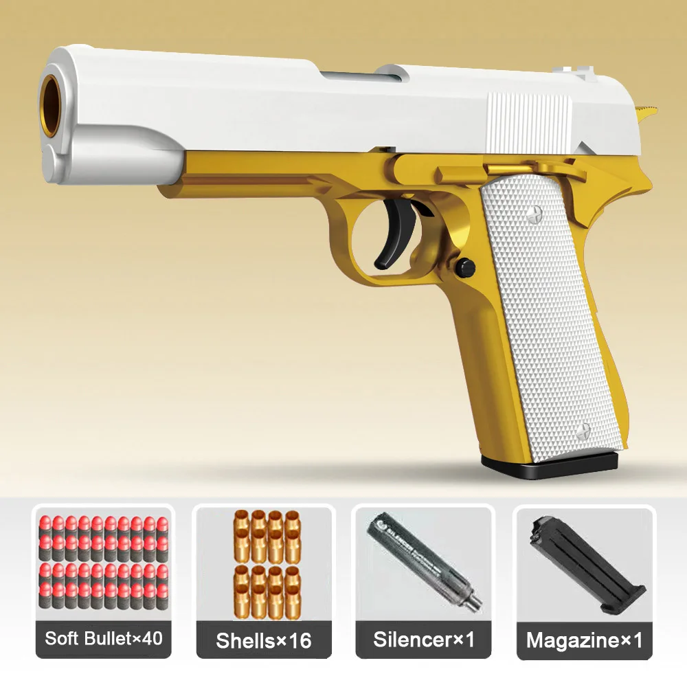 Игрушечный пистолет для мальчиков безопасные игрушечные пистолеты извлечения