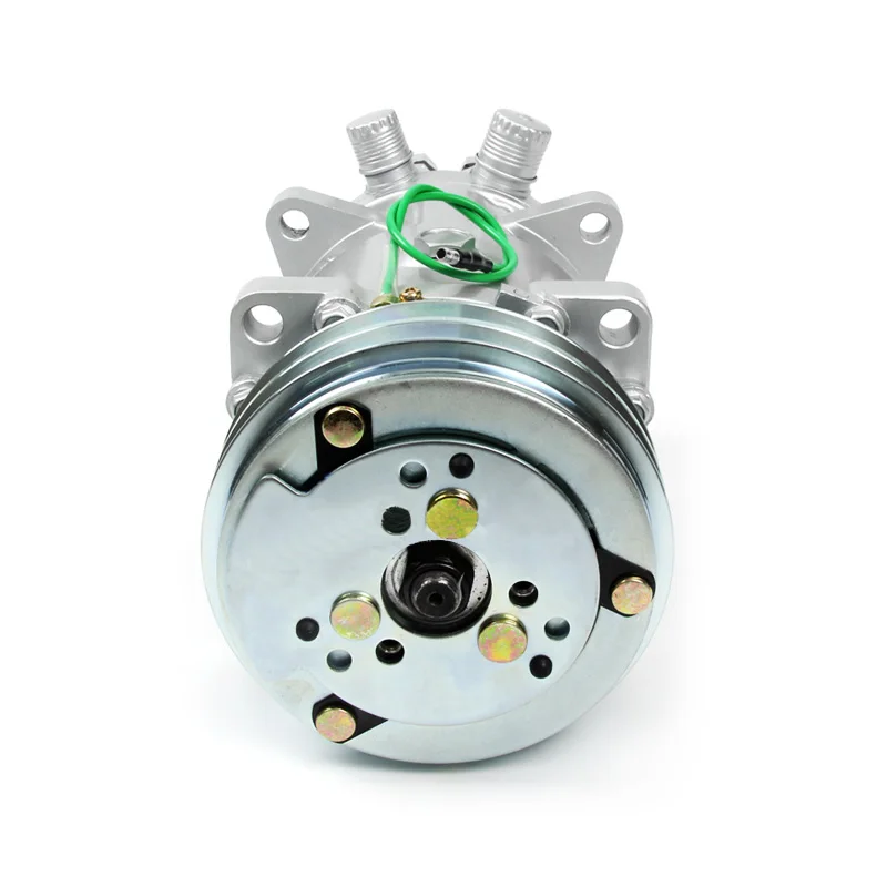 5H16 Sanden 510 Компрессор 12 В 24 2 канавки V Ременный шкив Трактор Экскаватор Сверхмощный