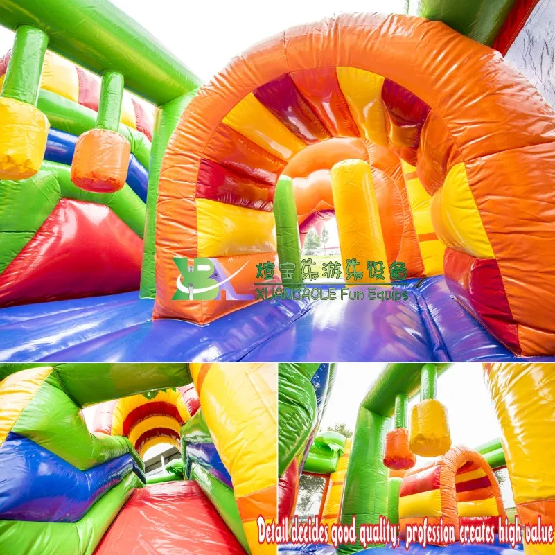 Надувной игровой замок с тигром