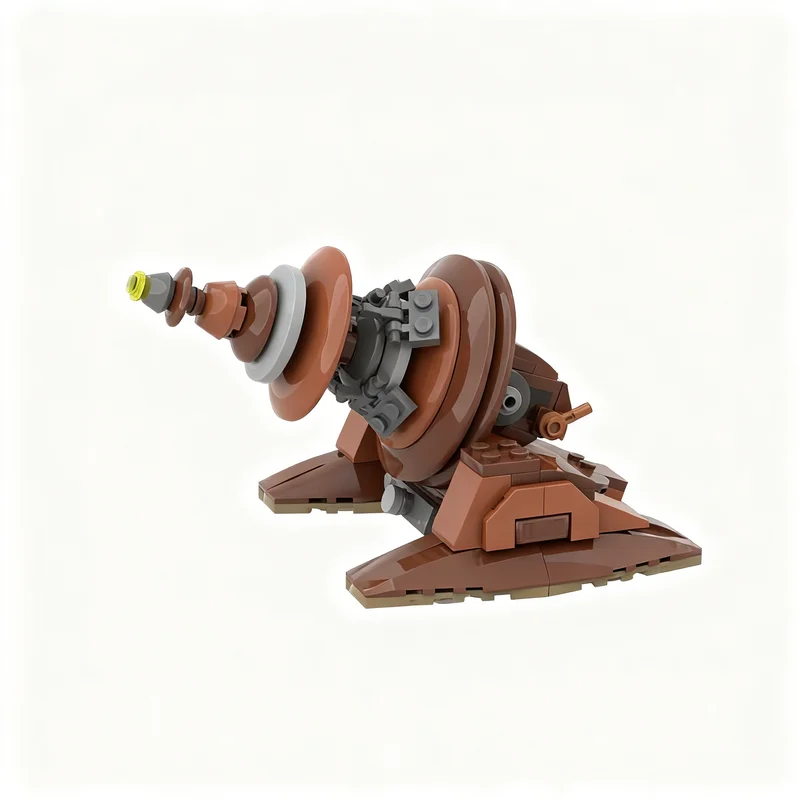 Фото Набор строительных блоков MOC Lr1k Geonosian Sonic Cannon Star Battle, 179 деталей, коллекционная серия, модель для демонстрации, XL игрушка-подарок для конструкторов №4
