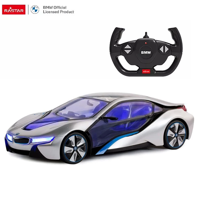

RASTAR BMW I8 Concept RC Car 1:14 Scale 2.4G Remote Control Interior light Car Toys Model For Children Adults