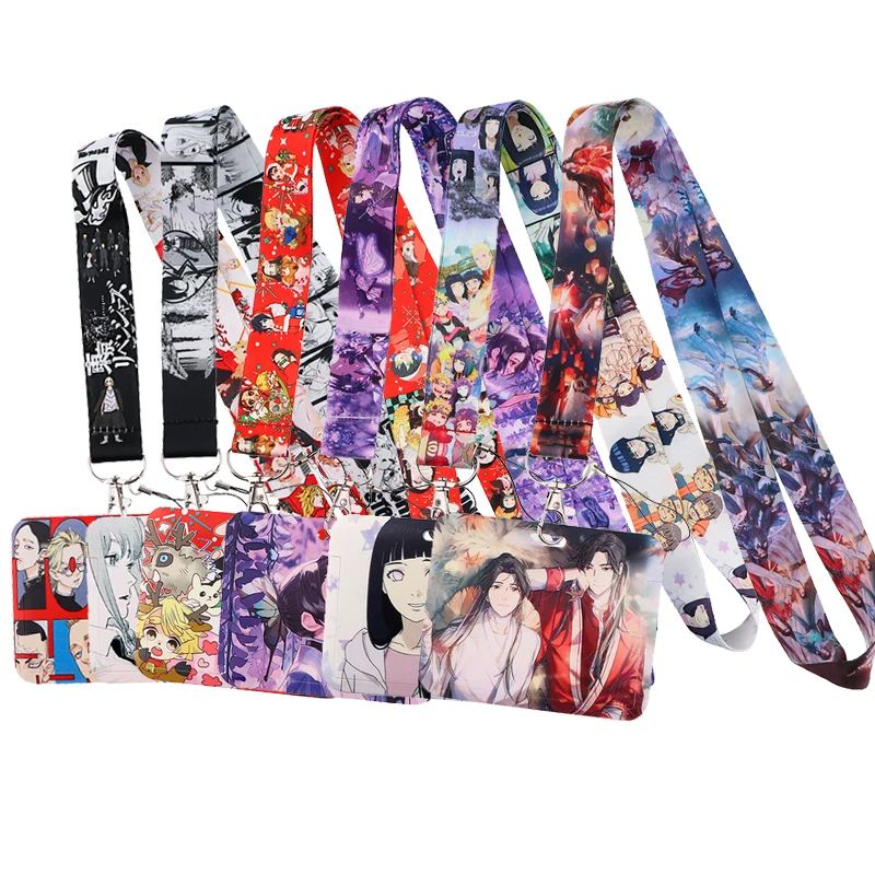 

Ремешки на шею C2775 с рисунком аниме, рассекающий демонов, Токийский ревенс, ремешки, ленты для телефона, кнопка для телефона, искусственный р...