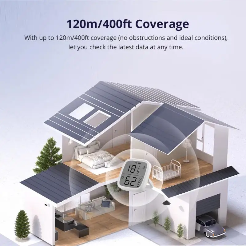SONOFF Zigbee Smart SNZB 02D — интеллектуальный датчик температуры и влажности с ЖК-экраном для мониторинга бытовых условий. (art.: 3920dd2aa490b) - 3920dd2aa490b