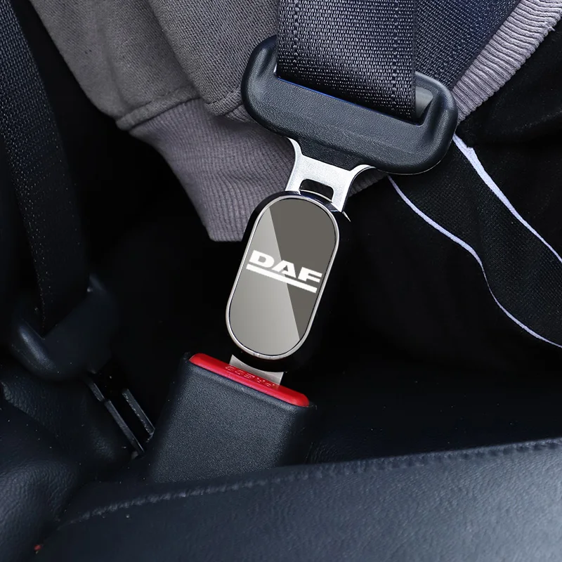 

For DAF Car XF 95 105 Car Seat Belt Clip Extender Safety Seatbelt Lock Buckle Extension Plug Thick Insert Socket Seat Converter