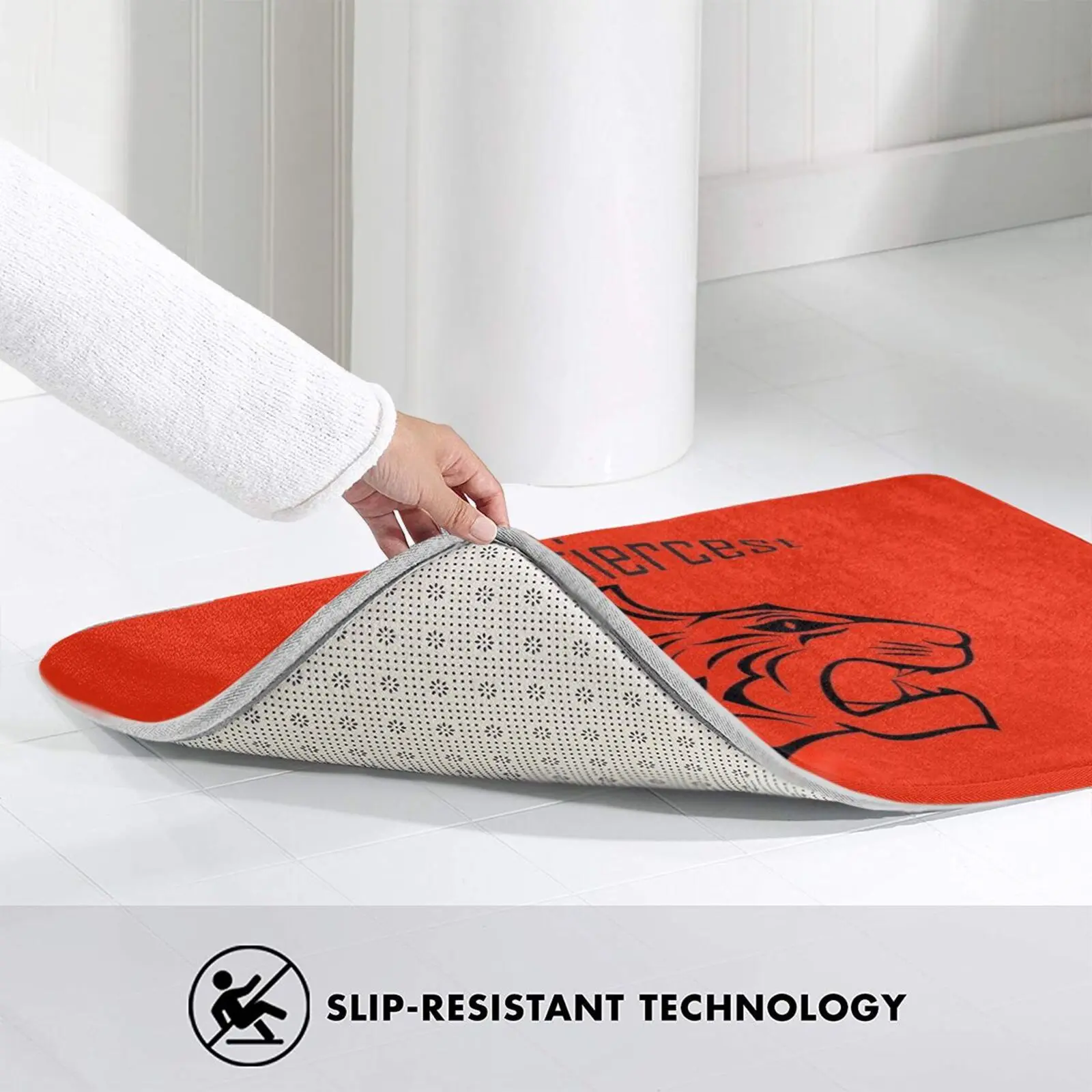 I Am The Fiercest коврик Нескользящий Впитывающий воду дверной ковер когти Джерри