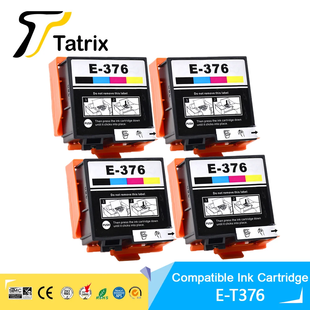 

Tatrix premium T3760 ink cartridge T376 ink cartridge Compatible Printer T376 Ink Cartridge 376 for Epson PictureMate PM-525